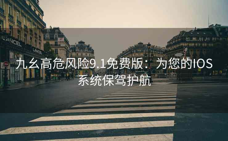 九幺高危风险9.1免费版：为您的IOS系统保驾护航